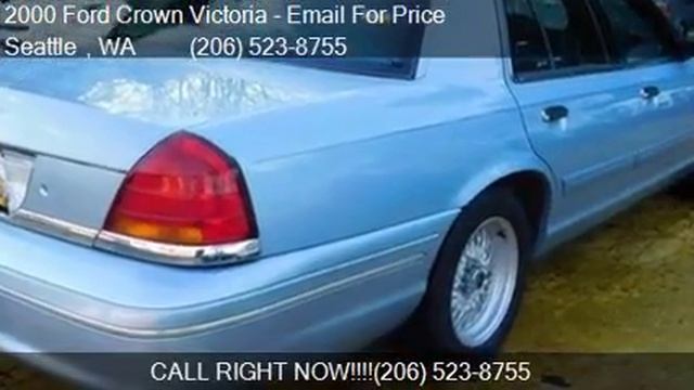 2000 Ford Crown Victoria LX 4dr Sedan for sale in Seattle , смотреть онлайн