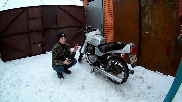 Как ЗАВЕСТИ МОТОЦИКЛ в МОРОЗ / ЯВА 638 / Лучший способ! смотреть онлайн