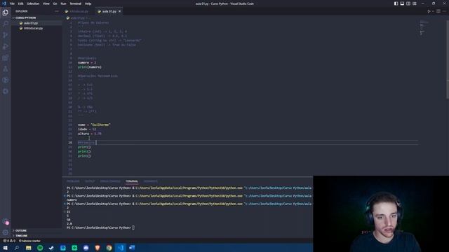 Tipos de Valores e Variáveis em Python смотреть онлайн