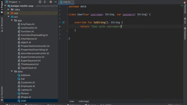 Belajar Kotlin OOP - 19 toString Function смотреть онлайн