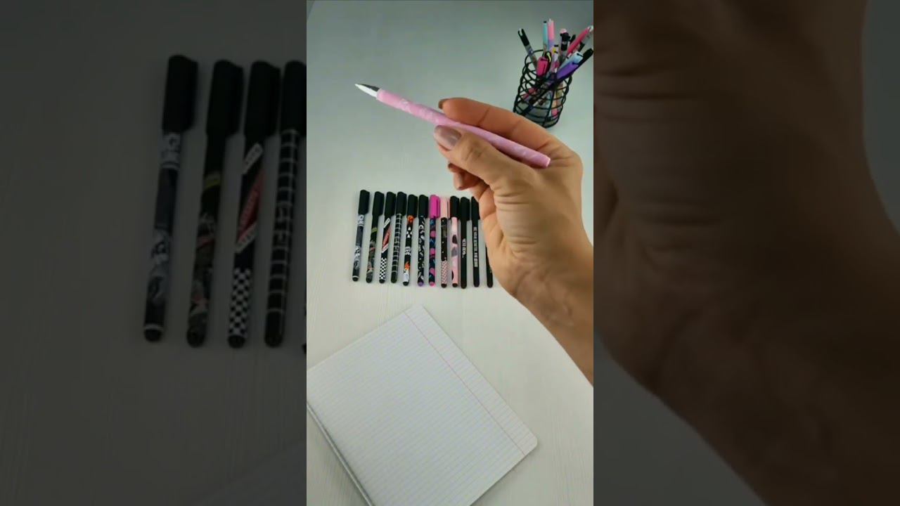 РУЧКИ ШАРИКОВЫЕ #school #art #школа #аниме #обзор #2024 смотреть онлайн