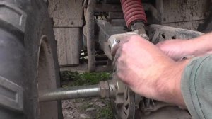 замена задних колодок на квадроцикле AVANTIS HUNTER BIG