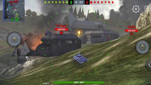 WOT Blitz gameplay M7