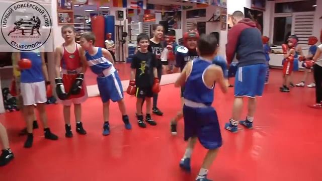 Первый Боксерский Клуб, спарринги в младшей группе смотреть онлайн