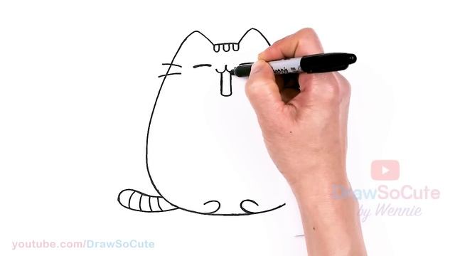 How to Draw Pusheen Drinking Boba смотреть онлайн