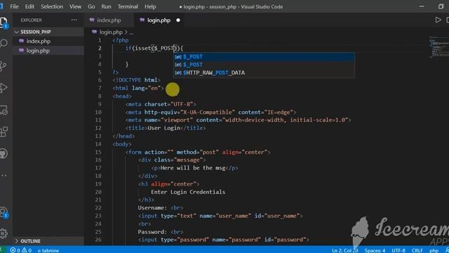 MAKE LOGIN USING PHP WITH SESSION PART-4 | CODEHUBS смотреть онлайн