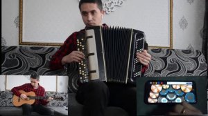 Lx24 - Уголёк (cover) (баян,гитара, барабаны)