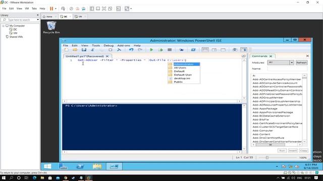 Export output of the script using Powershell смотреть онлайн