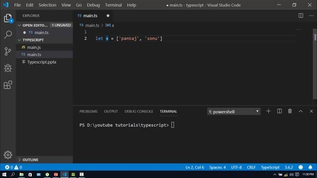 Typescript tutorial for beginner to advance in Hindi | any and array Data type смотреть онлайн