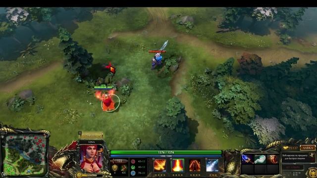 Dota 2. Зачем Лине (Lina) "Eul's Scepter of Divinity"? смотреть онлайн