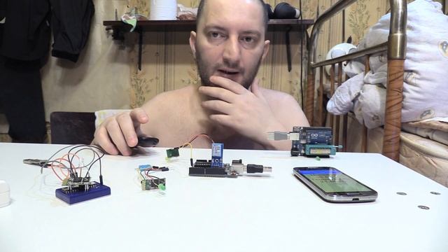 ч.1/3 Arduino ANDROID Bluetooth термометр temperature sensors DHT11 thermometer смотреть онлайн