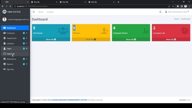 Human Resource management system using PHP and MySQL || iSchool смотреть онлайн