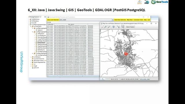 6_1:Java & Java Swing GIS programming | GeoTools GDAL OGR | PostGIS PostgreSQL смотреть онлайн