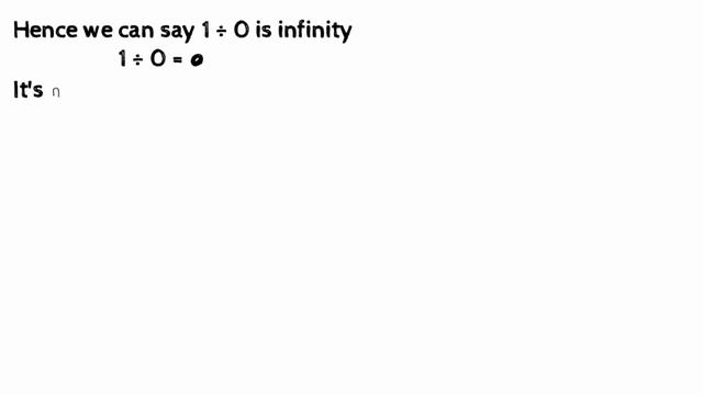 Why any number divide by zero is infinity? смотреть онлайн