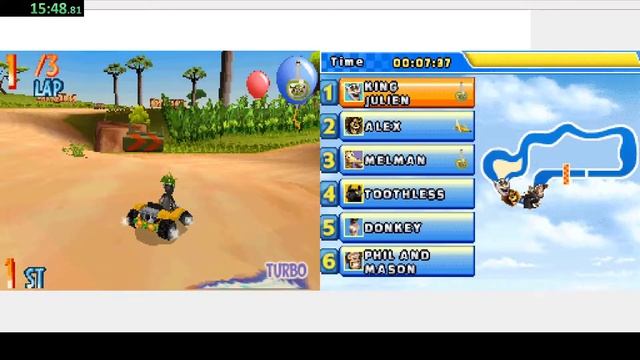 DreamWorks Super Star Kartz (DS) All cups Speedrun in 31:31 смотреть онлайн