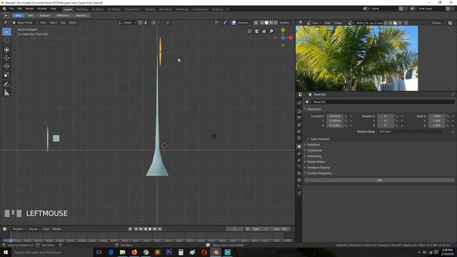 modeling a palm tree in blender 2 8 tutorial part 2 смотреть онлайн