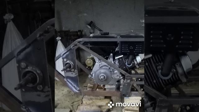 Мини снегоход. Гусеничный снегокат ,, Двигателем Lifan 15 лс" с Вариатором Как все начиналось . смотреть онлайн