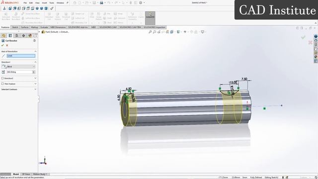 How to Sketch Screwdriver in Solidworks || Screwdriver Design in solidworks ||CAD Institute смотреть онлайн