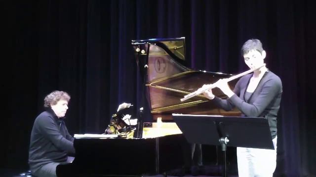 Poulenc Flute Sonata mvts 2 and 3 Nina Perlove and Eric Himy REHEARSAL смотреть онлайн