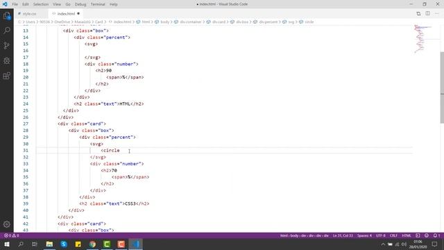 Pure CSS Circular Progress Bar | Html CSS3 & SVG смотреть онлайн