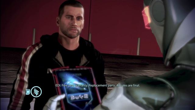 Mass Effect 3 Citadel Edi's Visit (Edi Gives Shepard Rare Ring) смотреть онлайн