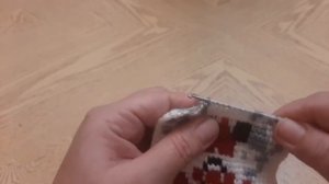 Новогодние тапочки-следки на спицах + тунисское вязание без швов // patik