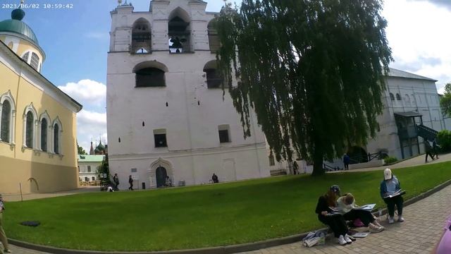 Однодневная поездка в Ярославль. Стрелка Волги и Которосли. Экскурсия по Ярославскому Кремлю. смотреть онлайн