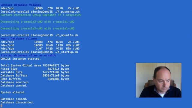 Fast automated Oracle Database cloning using storage snapshots смотреть онлайн