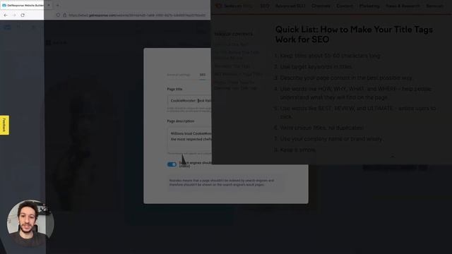 How can I add SEO details to my website? смотреть онлайн