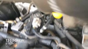 VW Golf Mk5 Golf5 FSI,  EGR Valve Actuator Gear Location