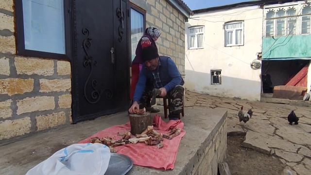 Очень старинное праздничное блюдо. Готовиться в год только один раз. Табасаран! Эбелцан.