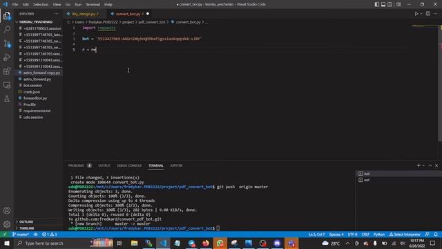 Telegram Bot - Convert Messages into A PDF file смотреть онлайн