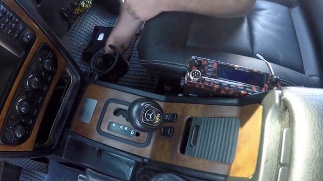 Установка рации в Gelandewagen G 500. Mercedec-Benz