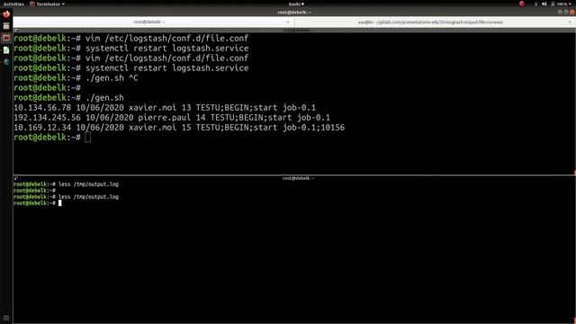 ELK - 35. LOGSTASH : OUTPUT DE TYPE FILE, CSV ET EXEC смотреть онлайн