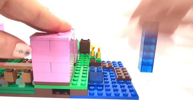 LEGO Minecraf The Pig ?House 21170 Speed Build & Review смотреть онлайн