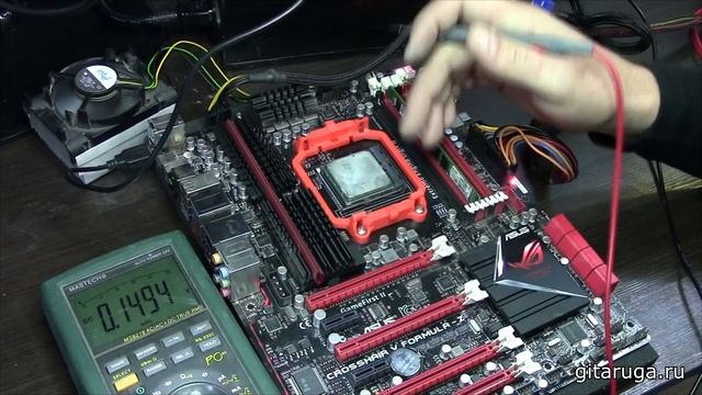 ASUS CROSSHAIR V FORMULA. Восстанавливаем питание северного моста смотреть онлайн