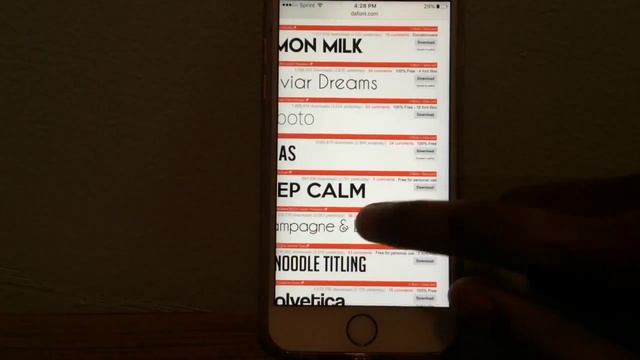 How To: Download Fonts from DaFont.com from your Phone смотреть онлайн