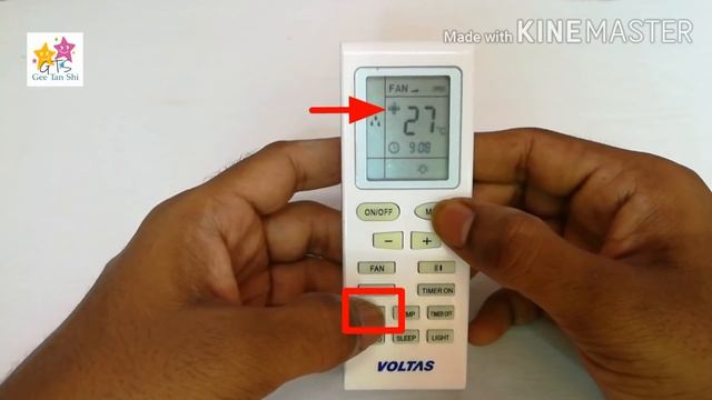 Voltas AC Remote Control Operation | Options | Functions | Settings смотреть онлайн