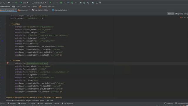 Android Studio Create a TextView using XML смотреть онлайн