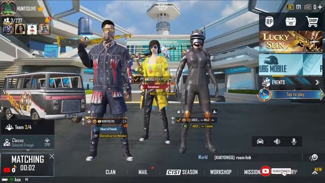 BGMI LIVE WITH HUNTISLIVE смотреть онлайн