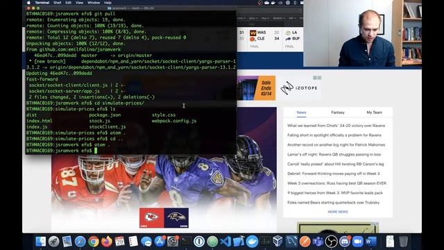 jsramverk kmom05 föreläsning/genomgång med Emil смотреть онлайн