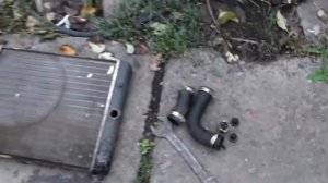 Замена радиатора и вентилятора охлаждения на таврии. Часть 2