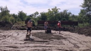 Дом с нуля. День 1-2. Готовим основание под фундамент.