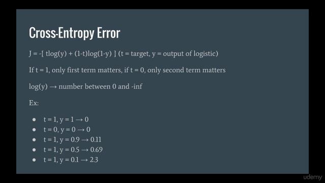 012 The cross entropy error function Theory смотреть онлайн