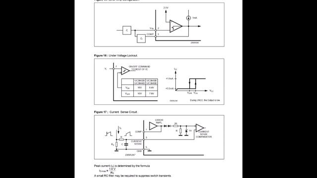 datasheet UC3842BN, Токовый ШИМ-контроллер смотреть онлайн