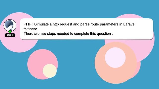 PHP : Simulate a http request and parse route parameters in Laravel testcase смотреть онлайн