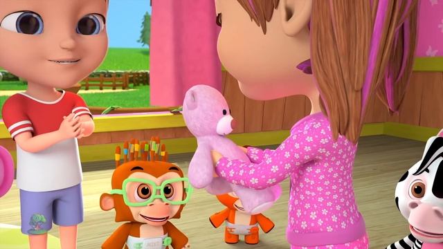 Hickory Dickory Dock | Kindergarten Nursery Rhymes for Children | Cartoons by Little Treehouse смотреть онлайн