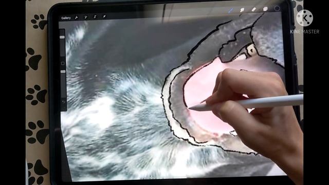 How to Make a DIGITAL PET Portrait in Procreate | Beginner Tutorial | Custom Dog Drawing | Ep. No. смотреть онлайн