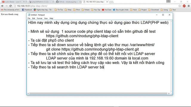 Ứng dụng chứng thực sử dụng giao thức LDAP(PHP web) смотреть онлайн