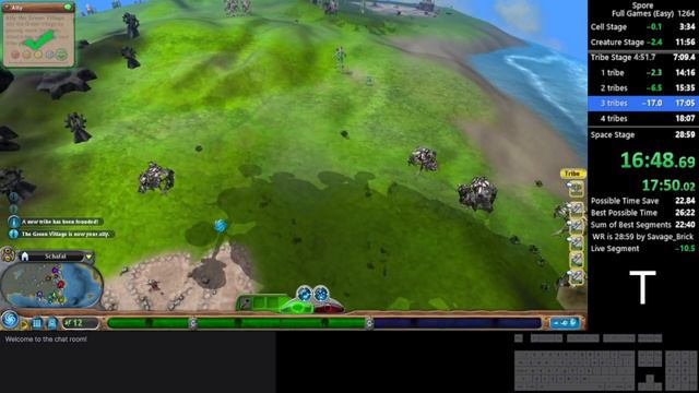 Spore Speedrun World Record in 28:18 смотреть онлайн